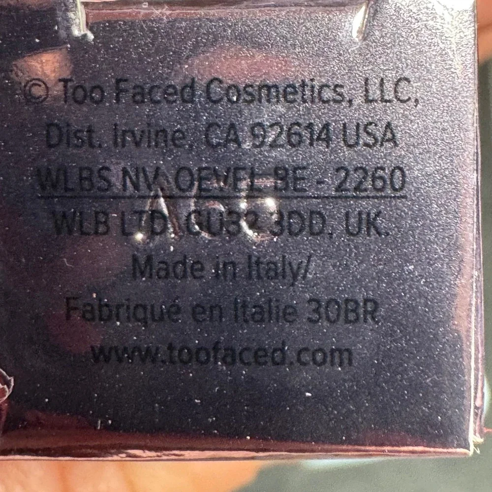 Too Faced too faced